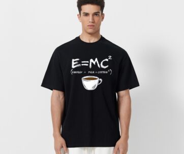 EnergyMilk Coffee Printing Men Tshirt Casual Breathable Tsh